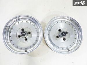 ★激レア★ ●ENKEI エンケイ APACHE アパッチ 実測値 15インチ 4J ＋42 4H 4穴 PCD114.3 ホイール 2本セット 即納