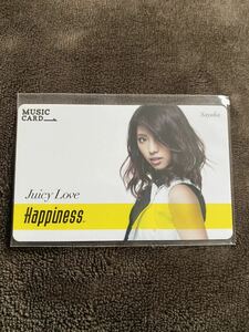 HappinessJL☆SAYAKA MCカード☆