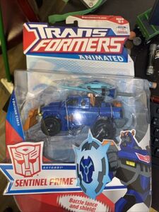 Hasbro Transformers Animated Sentinel Prime Deluxe Class Action Figure 2008 海外 即決