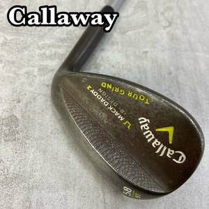 Callaway　キャロウェイ　MACK　DADDY　2　 マックダディー　メンズゴルフウェッジ　スチール　S200　右利き用　58°　ノーメッキ