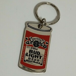 ★ BUD LIGHT BEER キーホルダー ビール 金属製 ★エC25