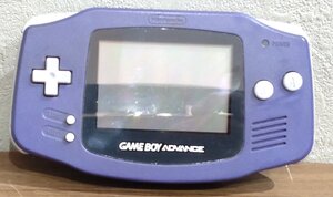 【ジャンク】任天堂 ニンテンドー AGB-001 ゲームボーイアドバンス ブルー 通電確認済み 電源供給ユニット付き