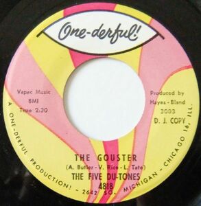 ■Northern45 The Five Du-Tones / The Gouster / Monkey See- Monkey Do [ One-derful 4818 ] 