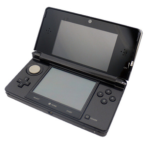 【中古】任天堂 ニンテンドー3DS コスモブラック CTR-S-KAAA 液晶画面いたみ [管理:1350011850]