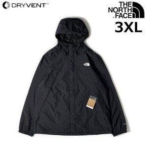 1円～!売切!【正規新品】THE NORTH FACE◆ANTORA JACKET マウンテンジャケット US限定 防水 高機能 大きいサイズ 登山(3XL)黒 180915-55