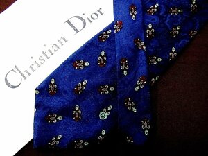 ♪24136C♪良品【ペイズリー ロゴ入 柄】ディオール【Christian Dior】ネクタイ