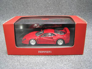 164. 未展示　イクソ　1/43　フェラーリ F40 1987　レッド　iXO　FERRARI　ミニカー　ケース難あり