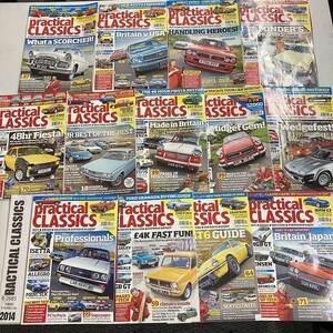 B2685 2014 13冊セット「Practical CLASSICS」 プラクティカルクラシックス 英国 旧車雑誌 クラシックカー 英国車 ビンテージ 自動車