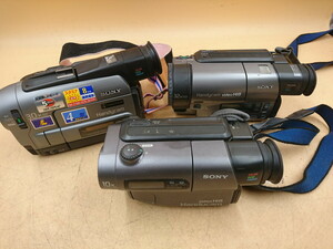 Y6-551▲ SONY ソニー　ハンディカム　ビデオカメラ　まとめ　CCD-TRV92/CCD-TR3000/CCD-TR3