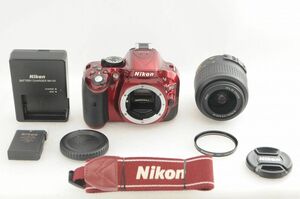 [美品] Nikon ニコン D5200 + 18-55mm レンズ #2338AB