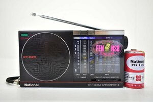 National RF-B20 ポータブルラジオ 受信OK[ナショナル][9バンドレシーバー][昭和レトロ][当時物]5M