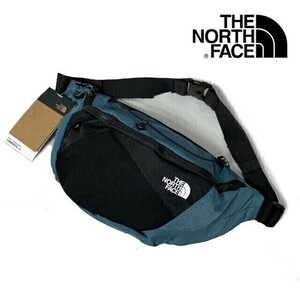 1円～!売切!【正規新品】THE NORTH FACE LUMBNICAL L ボディバッグ ウエストポーチ US限定 軽量 男女兼用 ナイロン 登山(OS)青 黒180626-25