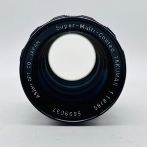 動作未確認 ASAHI OPT SUPER-MULTI-COATED TAKUMAR 1:1.8/85 単焦点レンズ 