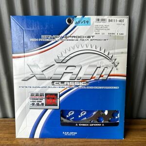 XR250モタード　CRM250AR SL230 XAM スティール　リアスプロケット　新品520-40T(△５２７．４)