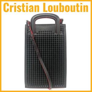 Cristian Louboutin クリスチャンルブタン レザー×スタッズ トリックトラック 3WAY ハンドバッグ ショルダーバッグ 1165005