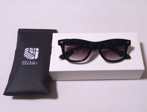 リク Riku ウインズ 度付き サングラス 眼鏡 メガネ DB1-1 ブラック 度数 −1.25