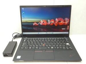 ☆1円☆第8世代☆Lenovo☆Thinkpad.X1CARBON.20KH-004UJP☆Core i5 1.60GHz/8GB/SSD256GB/高解像度/無線/カメラ/Office/DtoD領域/難有り☆