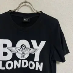 BOY LONDON 半袖Tシャツ 古着 ブラック レディース サイズL