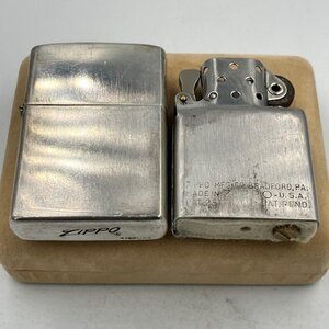 【未使用に近い】スターリングシルバー 筆記体 レギュラー プレーン 無地 ジッポー ZIPPO 1953年～1956年 フルスタンプ