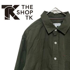 THE SHOP TK TAKEOKIKUCHI 長袖シャツ　7分丈　Mサイズ M