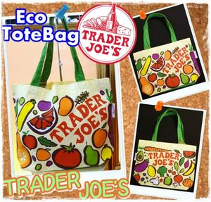 アメリカ直輸入　トレーダージョーズ　エコバッグ　トートバッグ　ベジタブル　Trader Joe