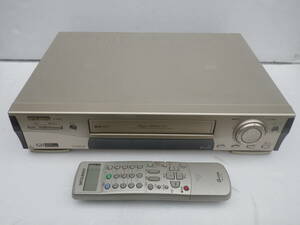 ■中古 動作品■三菱 高画質 S-VHSビデオデッキ HV-BS890 リモコン付