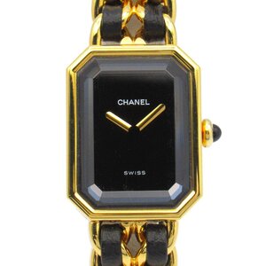 シャネル プルミエールM ブランドオフ CHANEL GP（ゴールドメッキ） 腕時計 GP/革 中古 レディース