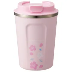 ステンレスタンブラー コーヒータンブラー 350ml タンブラー 蓋付き 保温 保冷 スケーター STBC3F 桜 柄 さくら サクラ コンフォタブル