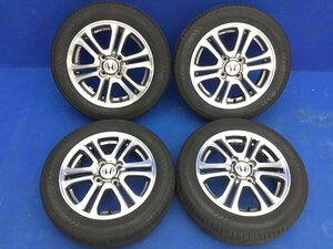 ホンダ 純正 N-BOX ホイール 14インチ 4.5J＋40 ハブ径56 PCD100 4穴 ＆ ZERIOUS 155/65/R14 2023年製 4本　Y1111 2階 深