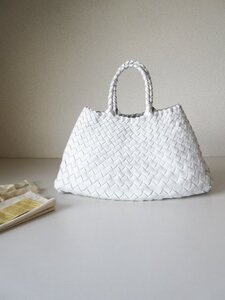 美品 Dragon Diffusion / ドラゴンディフュージョン 8893 SANTA CROCE SMALL WHITE / サンタクローチェ バッグ