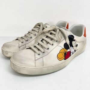 GUCCI×Disney グッチ ディズニー スニーカー メンズ サイズ9 （28cm相当）レザー ミッキー a533