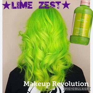 【Lime Zest】ブロンドヘアのためのヘアカラー★レボリューションヘアカラー　メイクアップレボリューション　カラーバター　セルフカラー