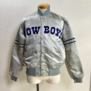 【made in USA】90s STARTER スターター ナイロンスタジャン M サテンジャケット ダラスカウボーイズ Dallas Cowboys NFL USA製 アメフト