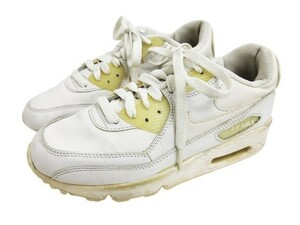 ナイキ NIKE 307793 エアマックス AIR MAX スニーカー シューズ レザー 白 ホワイト 23.5cm USA4.5■管理番号L24036YER-200807-24-50