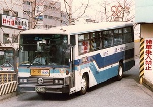 【 バス写真 Lサイズ 】 西鉄 懐かしのS型1987年式 ■ 4232北九州22か2080