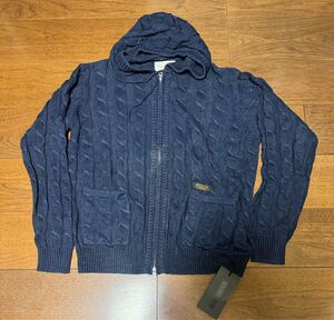 新品未使用　NEIGHBORHOOD FISHEMAN/ZIP HOODED INDIGO Mサイズ ニット パーカー　