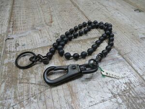 【未使用/長期保管品】Wallet Ball Chain/ウォレットチェーン 全長＝730mm 検索用⇒ ブラックダール/艶消しブラック/オートバイ/E0623 #1