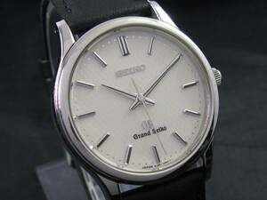 Grand Seiko/グランドセイコー 白格子柄文字盤 SBGF029 Ref.8J55-0AA0 Cal.8J55A 電池交換・動作確認済