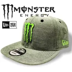 MONSTER ENERGY ニューエラ キャップ スナップバック グレー