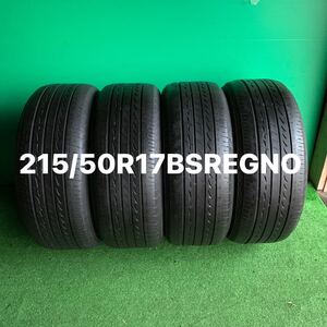 215/50R17／BS REGNO GR-XI／4本／2018年製