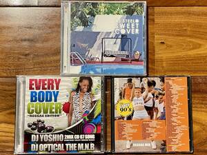 REGGAE MixCD DJ YOSHIO DJ OPTICAL THE M.N.B DJ STEELO 3枚セット ユーズド !!