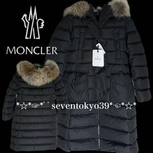 新入荷 本物 新品 43542183 MONCLER モンクレール/サイズ0(S)大人気 レディース KHLOE GIUBBOTTO クロエダウンコート ファー付脱着フード　