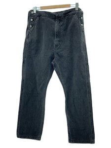 Levi’s◆オーバーオール/M/コットン/BLK/無地/PC9-79107-0006