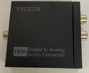 PROZOR 192KHz 光デジタル アナログ変換 コンバーター