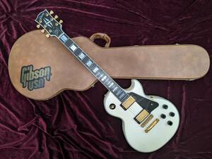 [中古][送料込] Gibson Les Paul Custom Alpine White 2001年