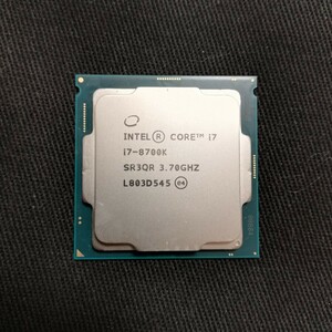 インテルCore i7 8700k付属品なし