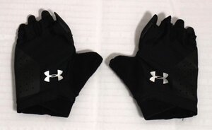 15 03948 ☆ UNDER ARMOUR アンダーアーマー UAトレーニンググローブ レディース 1329326 Black/Black/Silver SS【アウトレット品】