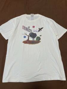 BECK information Tシャツ medium バンドT ヴィンテージ　古着　ホワイト