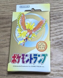 【新品 未開封】ポケモントランプ 金 ホウオウ 任天堂 ニンテンドー 廃盤品 レア ポケットモンスター Nintendo 1999