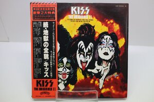 [TK3879LP] LP キッス/続・地獄の全貌(the originals Ⅱ）帯付き三枚組 ブックレット ペーパー・マスク ライナー歌詞対訳 インナースリーブ